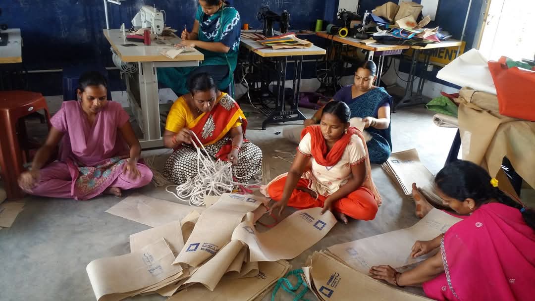 Artisan working on eco-friendly bag - 6