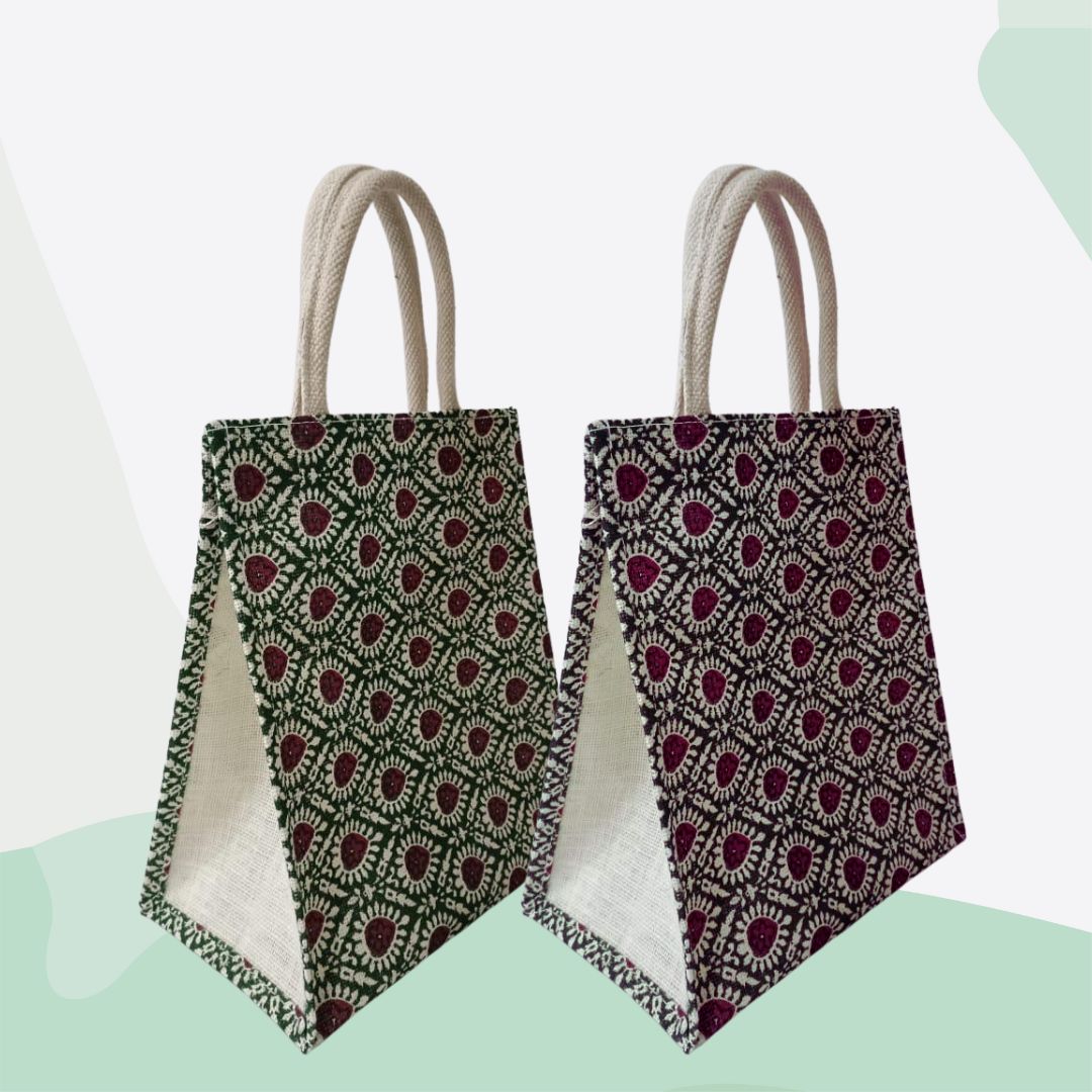 Premium jute bags with custom branding